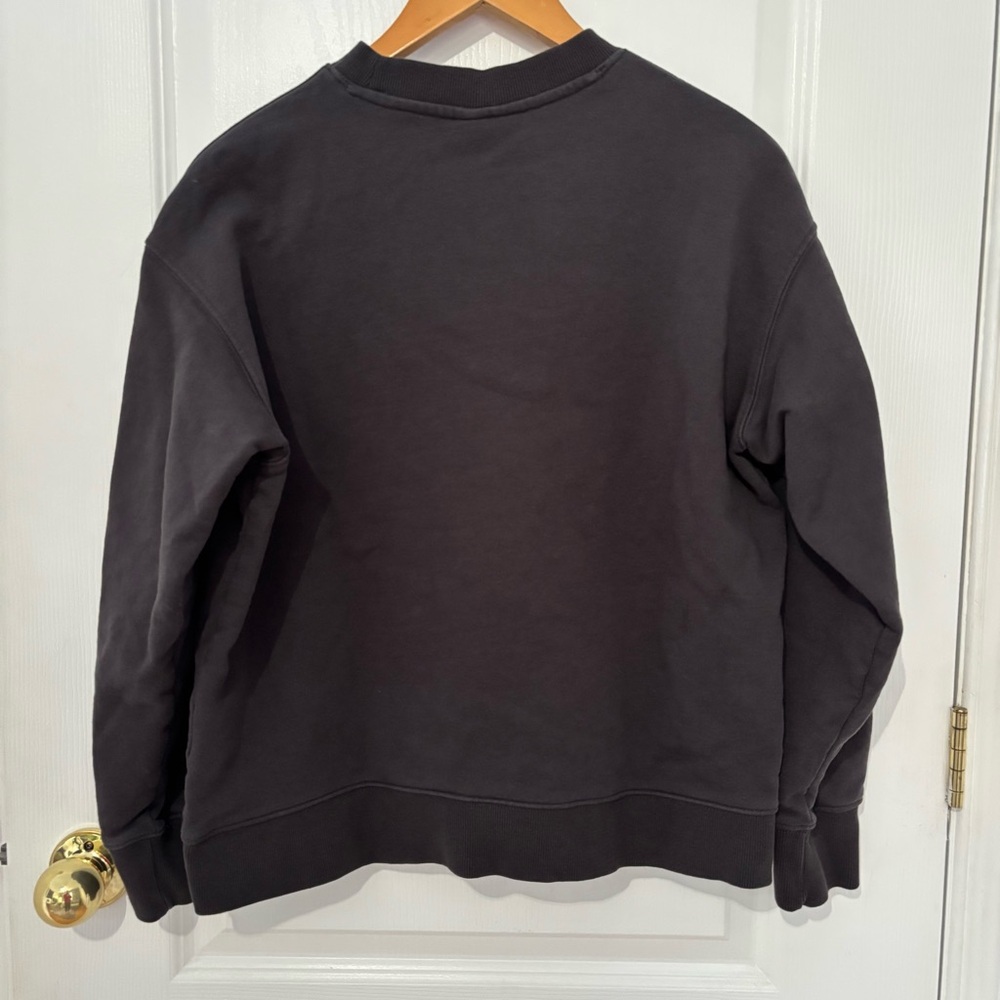 H&M Divided Black J’aime Paris 73 Varsity Graphic Crewneck Sweatshirt Size M - Picture 3 of 6